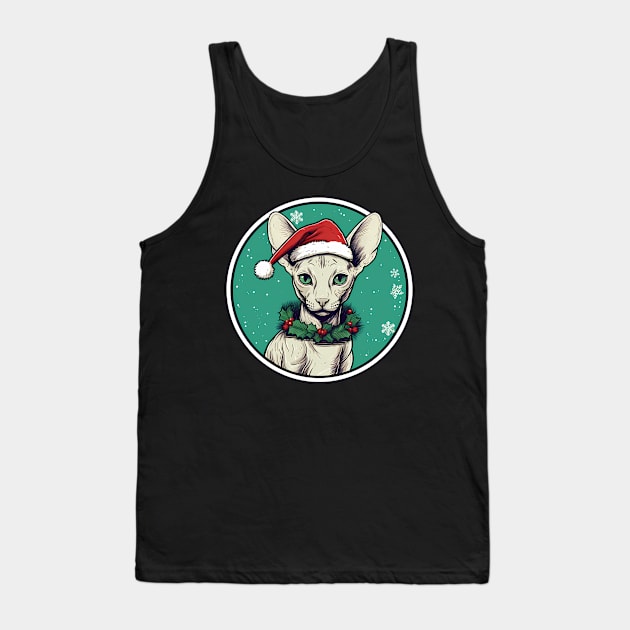 Cornish Rex Cat Xmas, Love Cats Tank Top by dukito